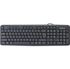 Купить Клавиатура проводная Defender Element HB-520 B (45522) черная USB Купить Клавиатура проводная Defender Element HB-520 B (45522) черная USB