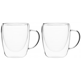 Набор чашек с двойными стенками Ardesto 300 мл 2 шт. (AR2630GHP)