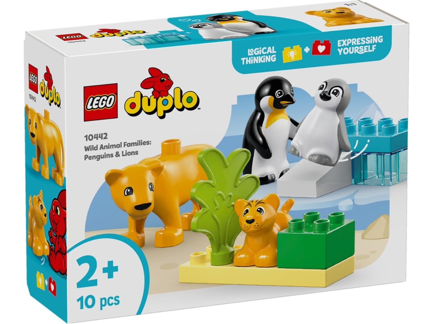 Конструктор LEGO DUPLO Town Сімейства диких тварин: Пінгвіни та Леви (10442) — фото 11