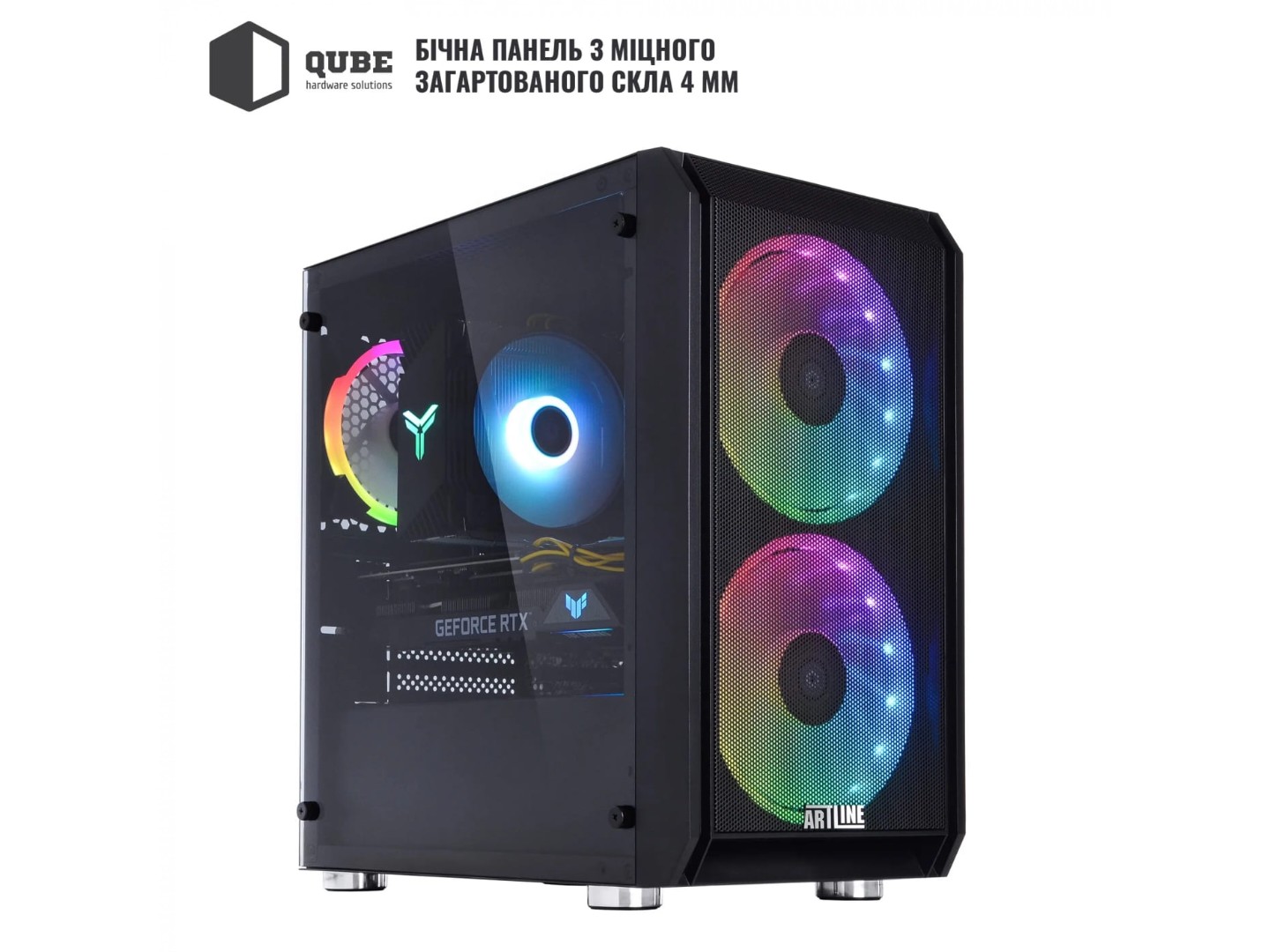 Системний блок QUBE QB Ryzen 5 7500F RTX 5060 Ti 8GB NM 321010Win (Ryzen57500FRTX5060TI8GBNM321010Win) — фото 7