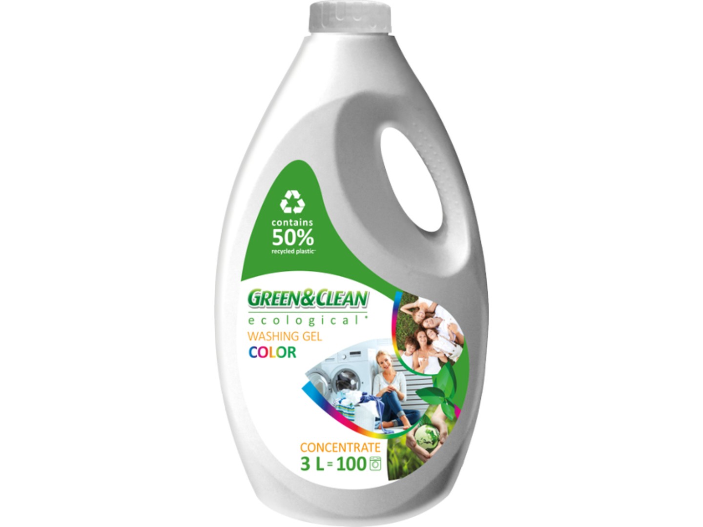 Гель для прання Green&Clean Professional д/кольор.речей 3 л., 100 циклів — фото 2