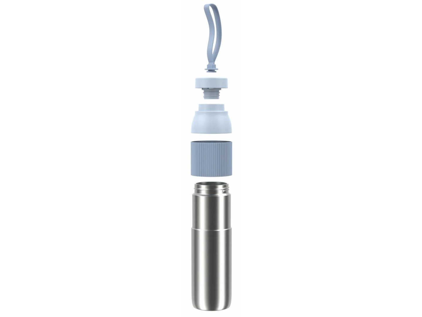 Термопляшка Tefal N2193410 BeYou Twist Screw Lid 0,7 л блакитна — фото 18