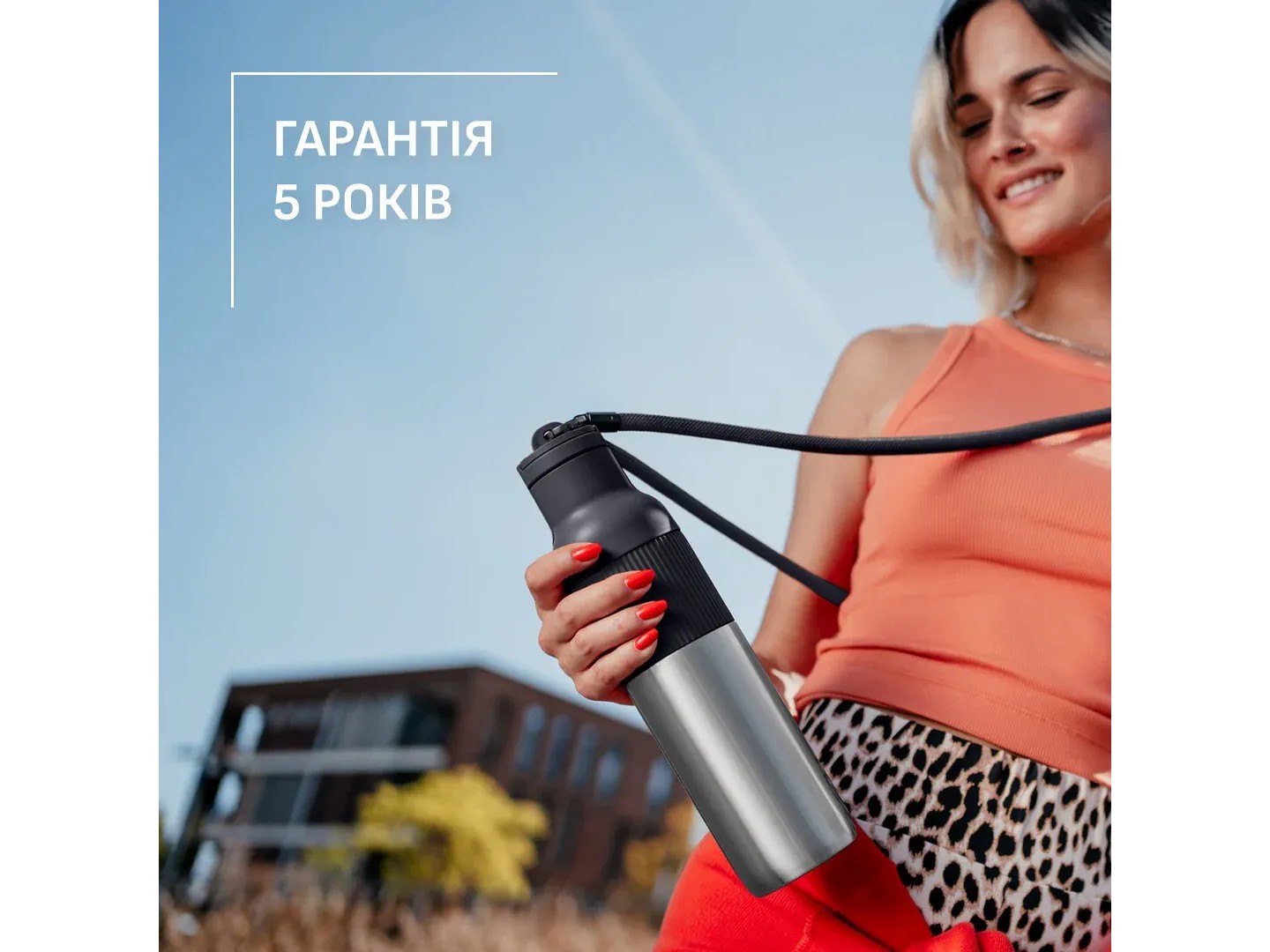 Термопляшка Tefal N3120710 BeYou Flip Lid 0,7 л чорна — фото 9