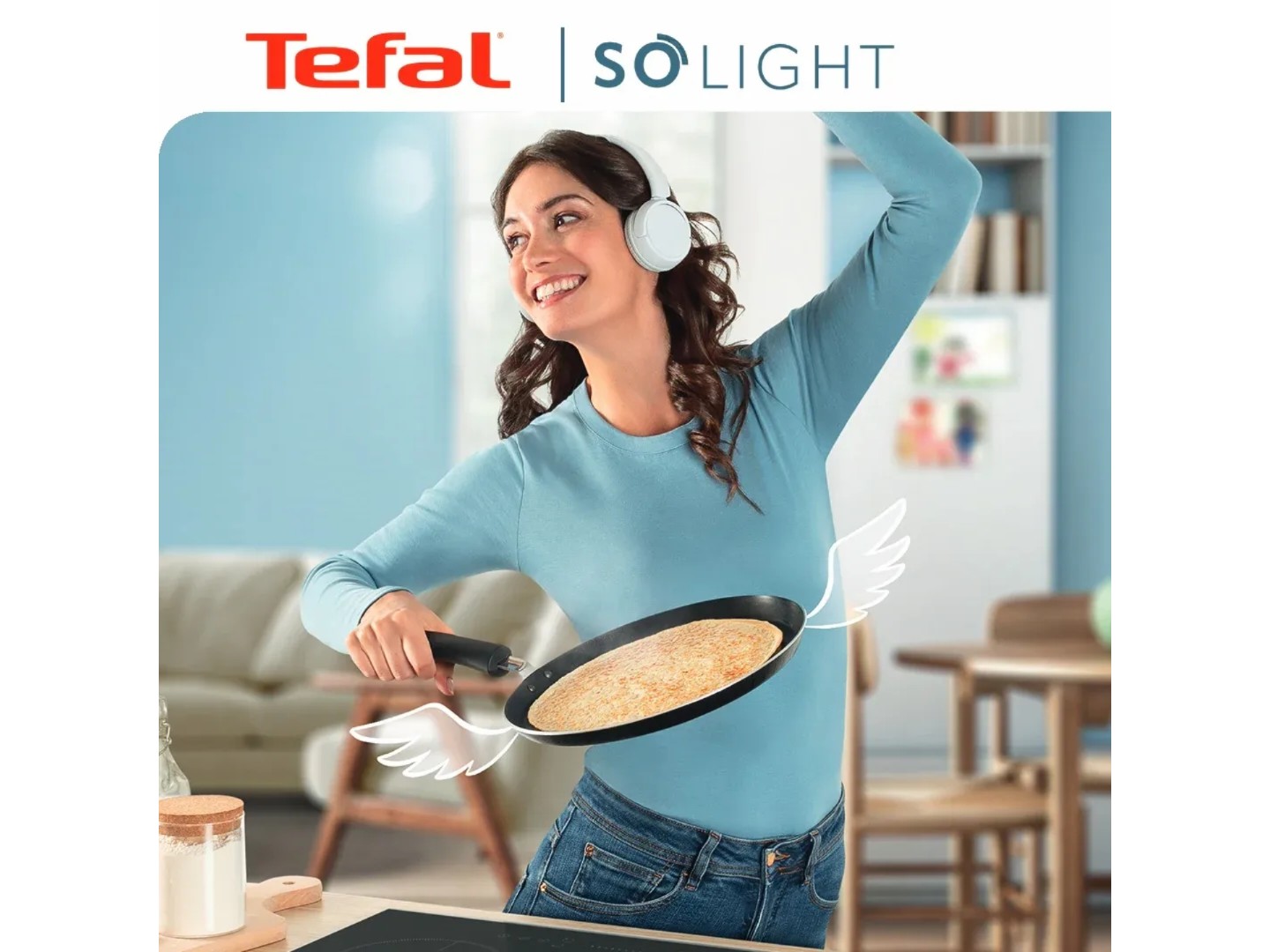 Сковорода для млинців Tefal H0563842 So'Light 25 см — фото 9
