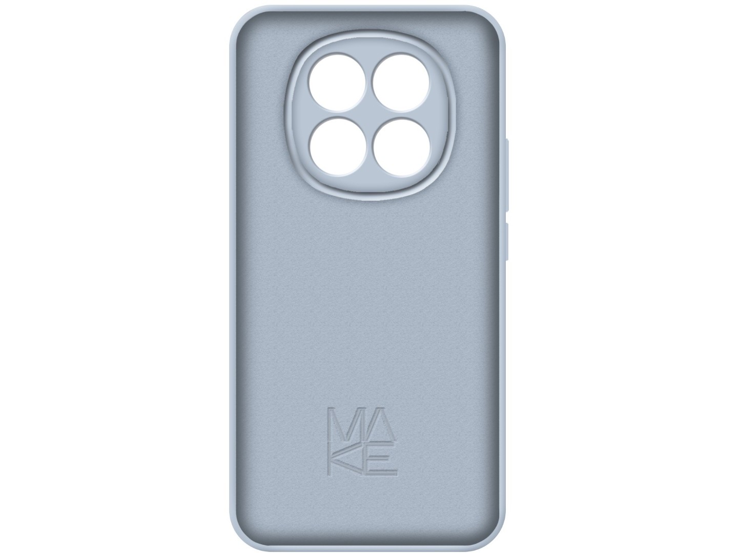 Чохол для смартфону MAKE Silicone for Xiaomi Redmi Note 15, Glacier Blue (MCL-XRN15GB) — фото 3