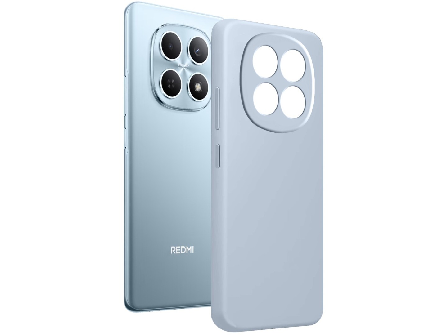Чохол для смартфону MAKE Silicone for Xiaomi Redmi Note 15, Glacier Blue (MCL-XRN15GB) — фото 5