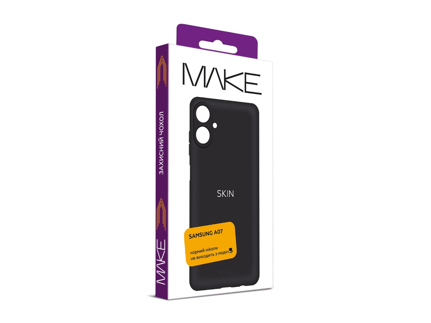 Чохол для смартфону MAKE Skin for Samsung A07, Black (MCS-SA07BK) — фото 4