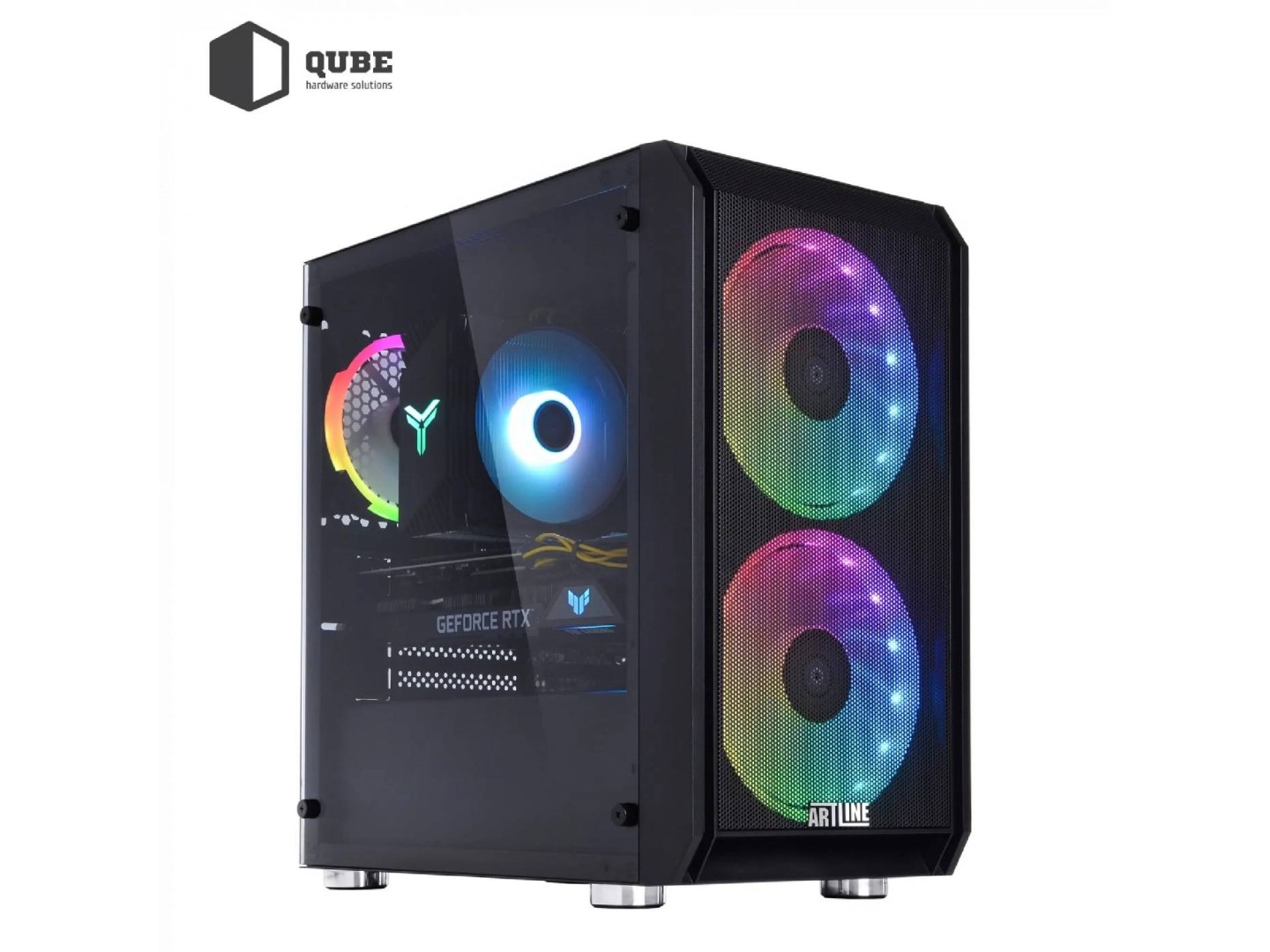 Системний блок QUBE QB i5 12400F RTX 5050 8GB NM 1610 (i512400FRTX50508GBNM1610) — фото 11