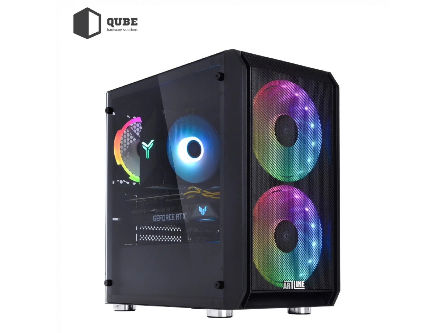 Системний блок QUBE QB i5 12400F RTX 5060 Ti 8GB NM 1610 (i512400FRTX5060TI8GBNM1610) — фото 12
