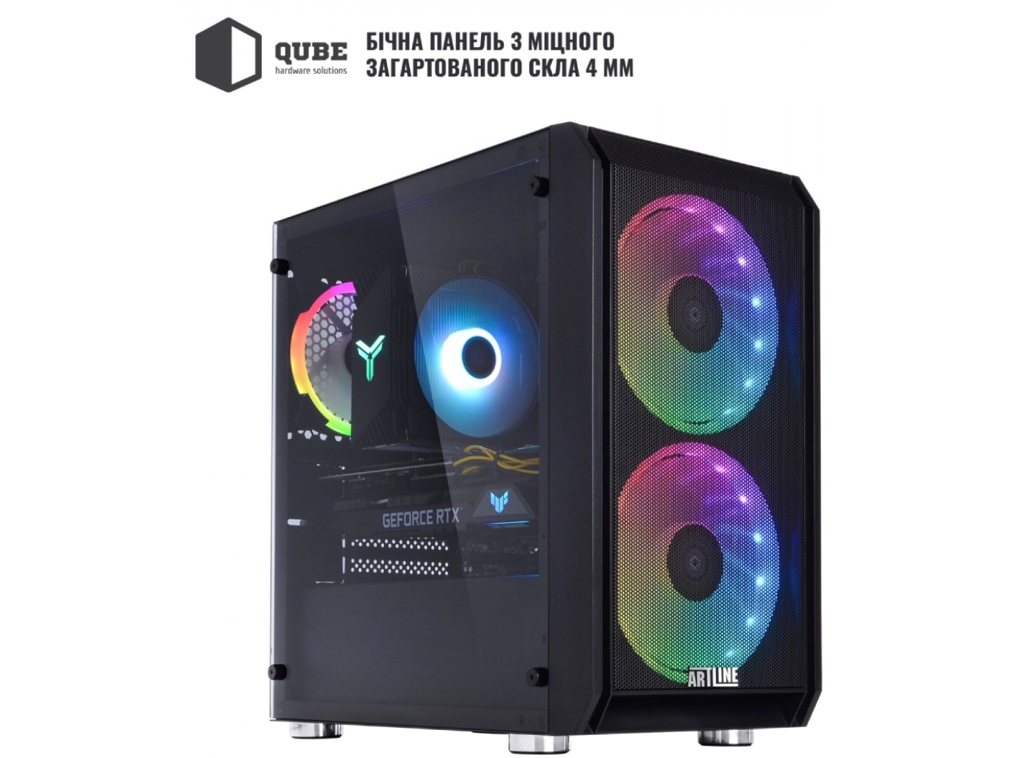 Системний блок QUBE QB i5 14400F RTX 5060 Ti 16GB NM 321010 (i514400FRTX5060TI16GBNM321010) — фото 5
