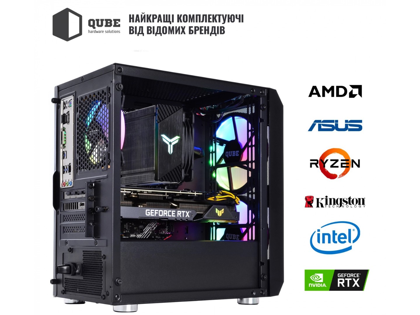 Системний блок QUBE QB i5 14400F RTX 5060 Ti 16GB NM 321010 (i514400FRTX5060TI16GBNM321010) — фото 7