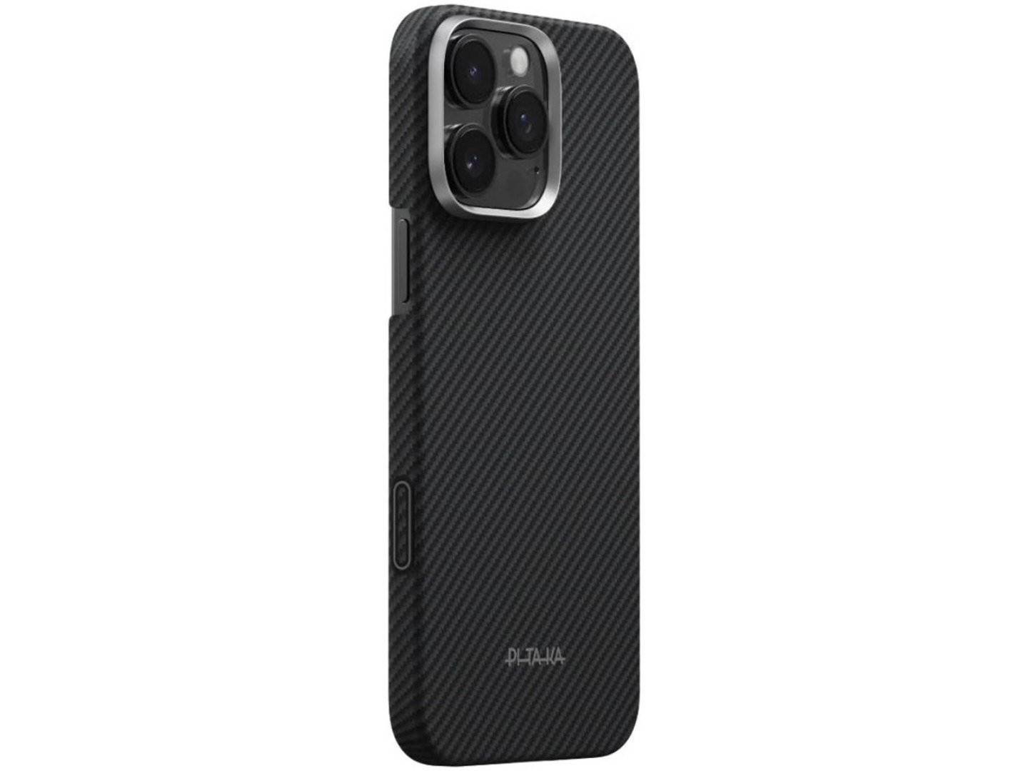 Чохол для смартфону Pitaka Ultra-Slim Classic Twill 600D Black/Grey PitaTap for iPhone 16 Pro (KI1602PA) — фото 3