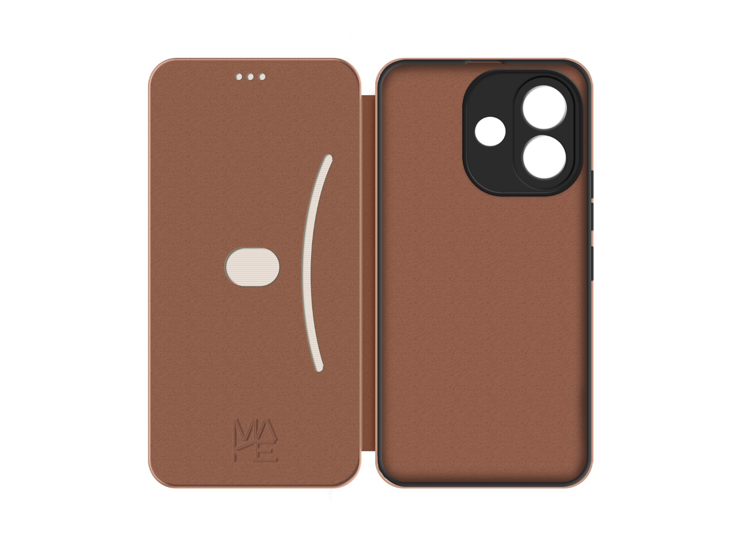 Чохол для смартфону MAKE Flip for Xiaomi Redmi Note 17 Pro, Satin Orange (MCP-XRN17PSO) — фото 5