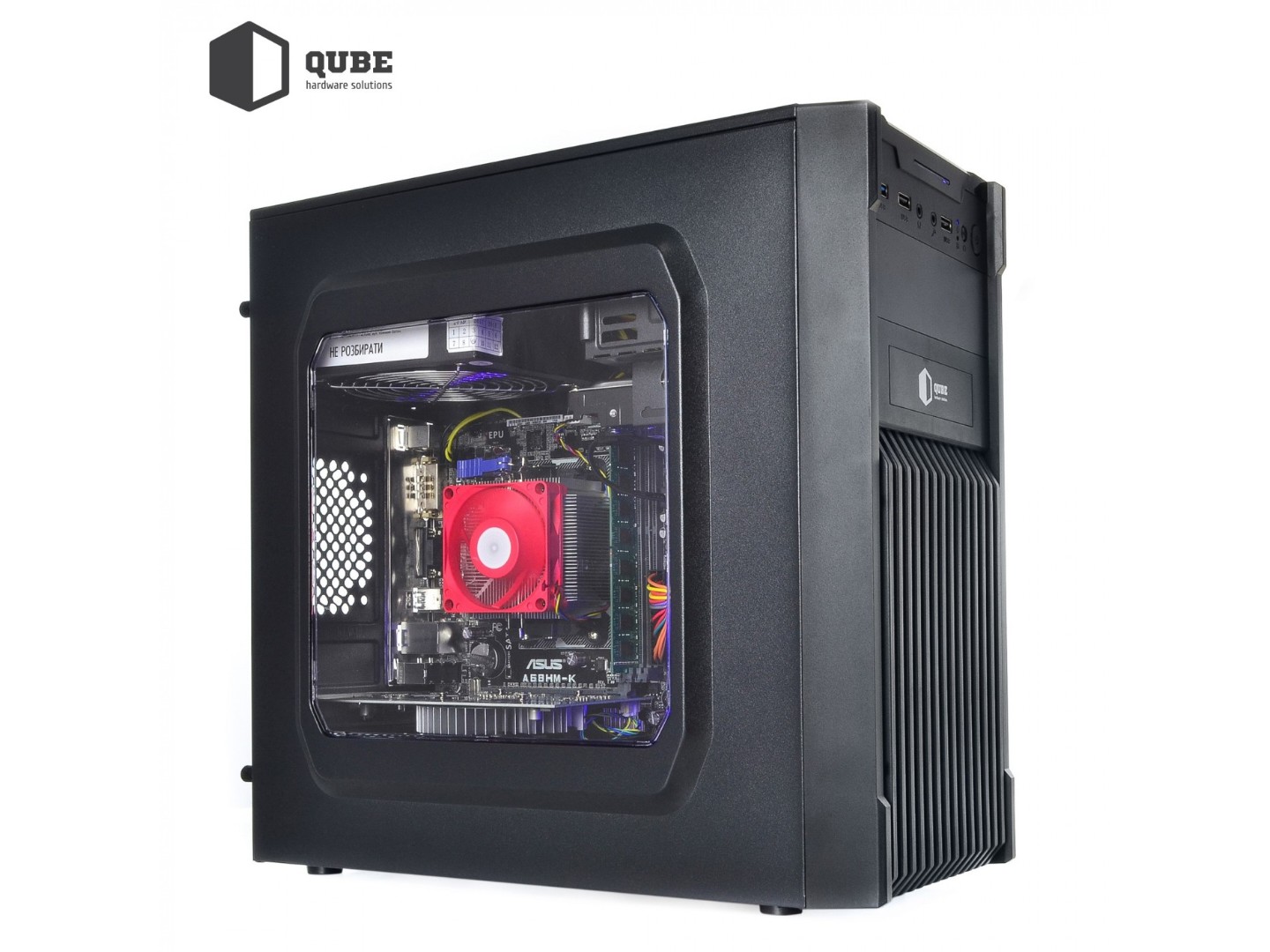 Системний блок QUBE QB Ryzen 5 5500 GT 1030 2GB 82 (Ryzen55500GT10302GB82) — фото 6