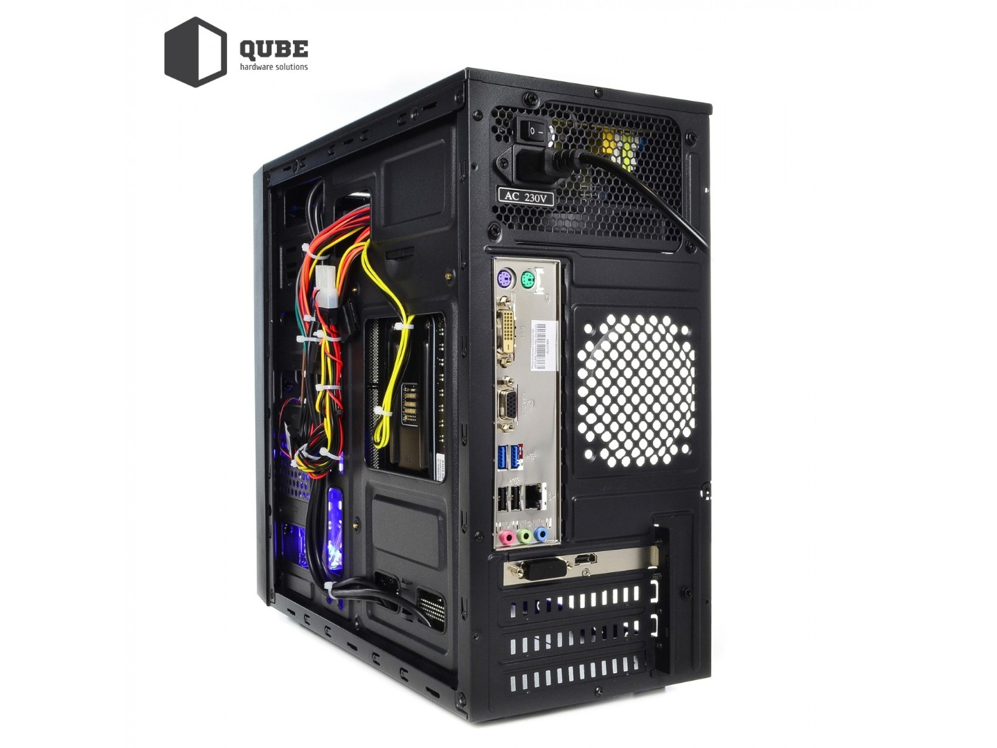 Системний блок QUBE QB Ryzen 5 5500 GT 1030 2GB 82 (Ryzen55500GT10302GB82) — фото 3