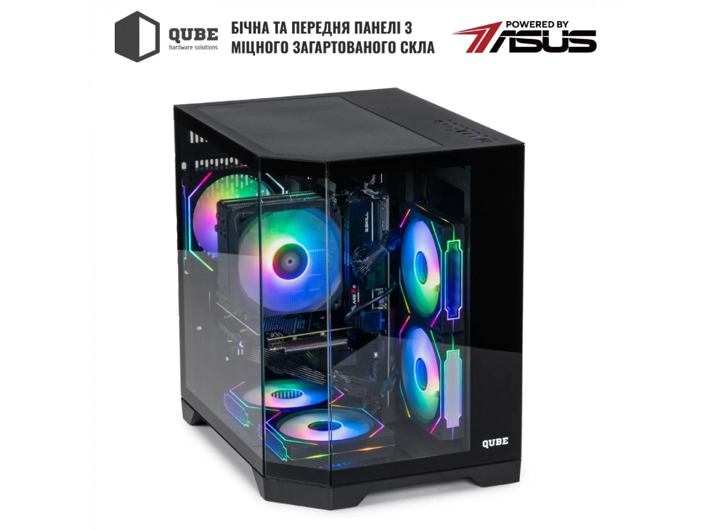 Системний блок QUBE QB Ryzen 5 5500 RTX 5060 Ti 8GB CRb 1610 (Ryzen55500RTX5060TI8GBCRb1610) — фото 8