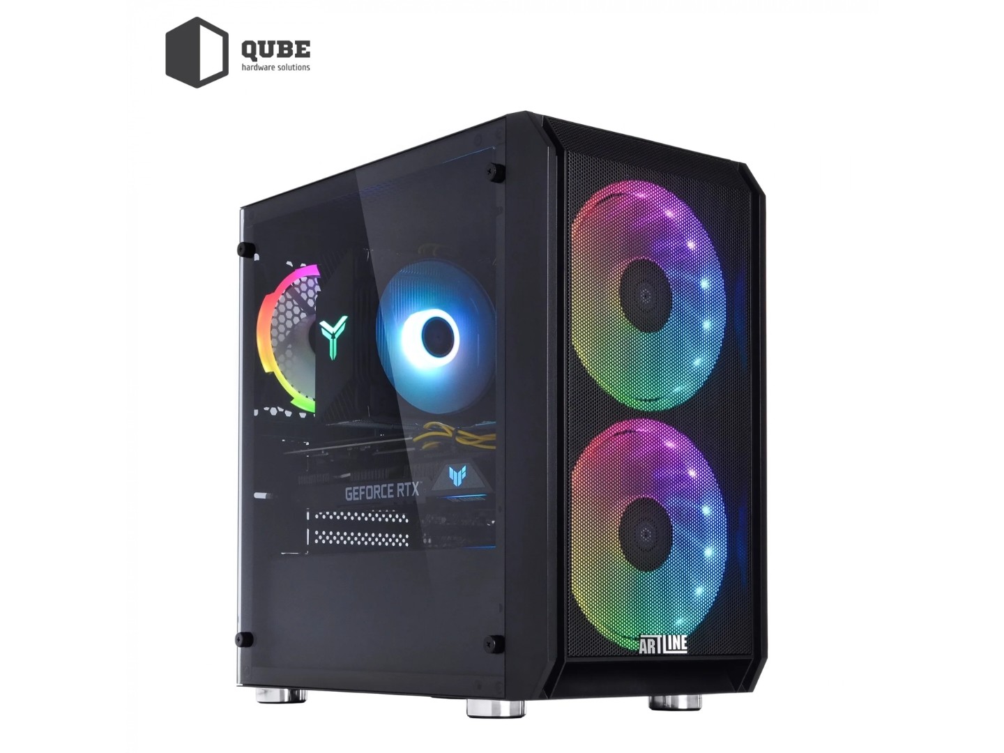 Системний блок QUBE QB Ryzen 5 5600 RTX 5060 8GB NM 161010Win (Ryzen55600RTX50608GBNM161010Win) — фото 14
