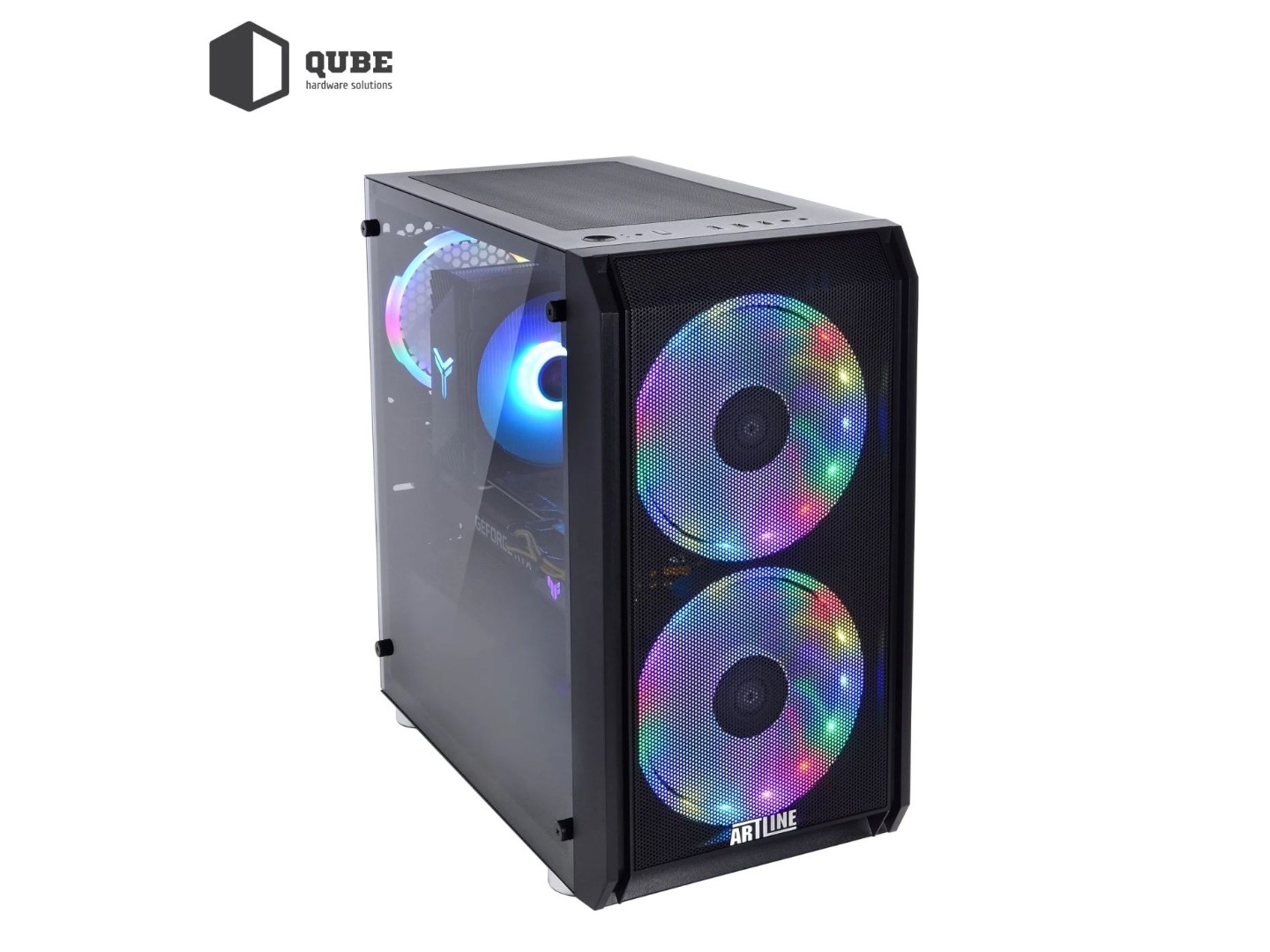 Системний блок QUBE QB Ryzen 5 7500F RTX 5060 8GB NM 3210 (Ryzen57500FRTX50608GBNM3210) — фото 12