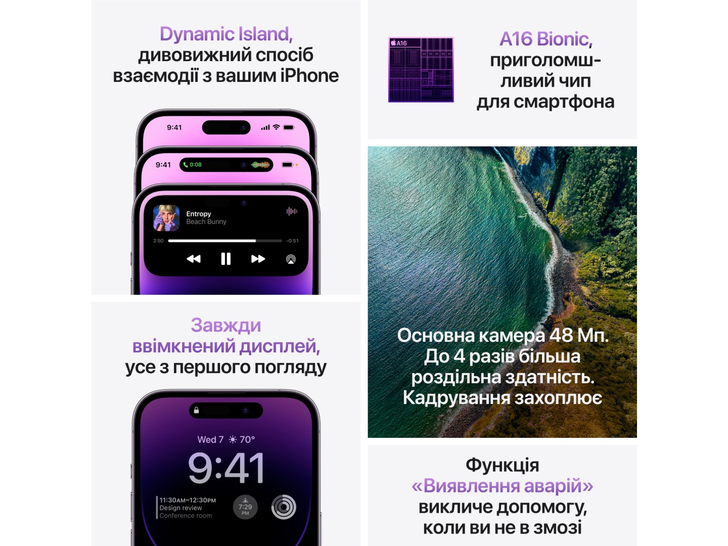 Смартфон Apple iPhone 14 Pro 256Gb Space Black (Відновлений, Добрий стан) — фото 9
