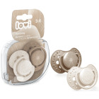 Коричневый и бежевый