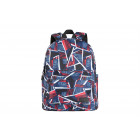 Синий с красным