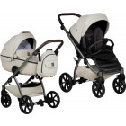 Чорний з бежевим