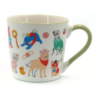 Белый с рисунком