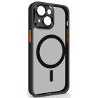 Чорний з помаранчевим