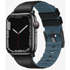 Чорний з синім