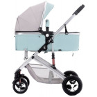 Зеленый с серым