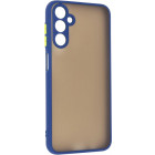 Синій з бежевим