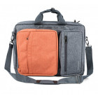 Серый с оранжевым