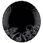 Черный с принтом