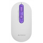 Білий з фіолетовим