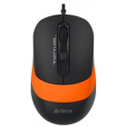 Черный с оранжевым