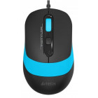 Чорний з блакитним