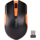 Черный с оранжевым