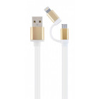 Белый с розовым