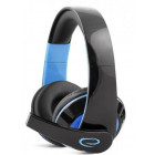 Черный с голубым