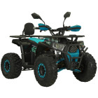 Черный с голубым