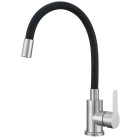 Серебристый с черным