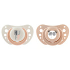 Бежевый и белый