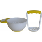 Желтый с белым