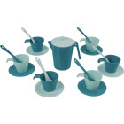 Блакитний з бірюзовим