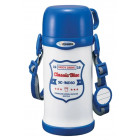 Белый с синим