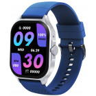 Серебристый с голубым