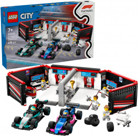 Конструктор LEGO City Гараж F1® та автомобілі Mercedes-AMG і Alpine (60444)